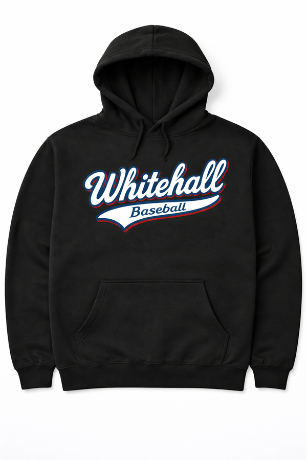 Whitehall Baseball Script Hoodie
