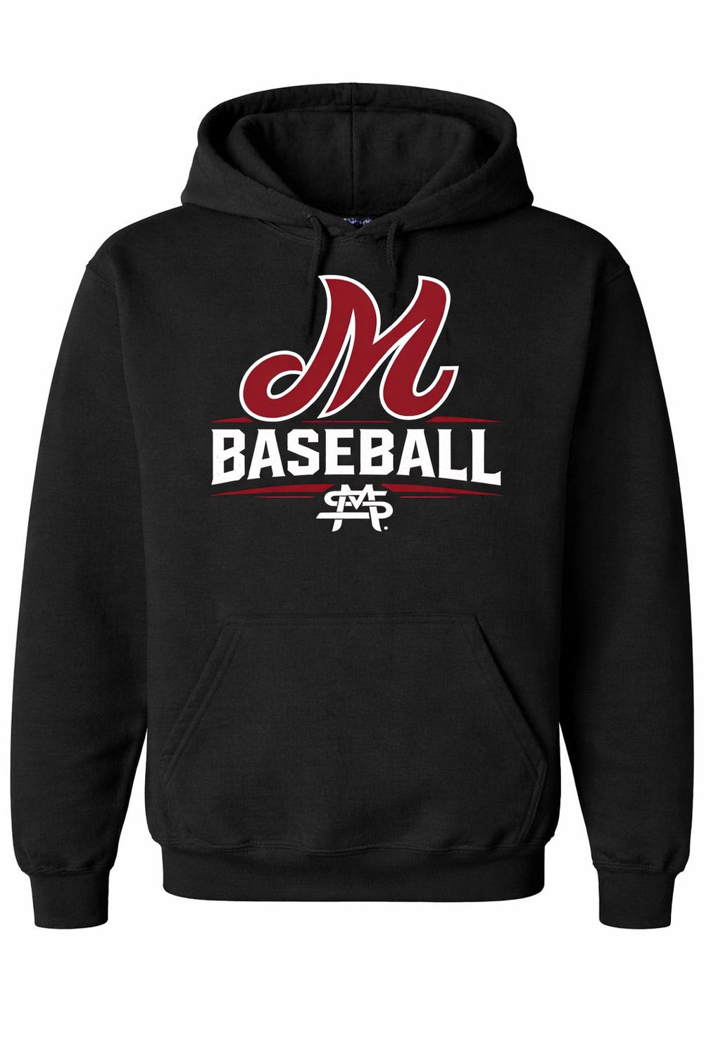 M Baseball Logo Graphic Hoodie