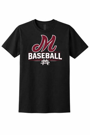M Baseball Bold Graphic T-Shirt