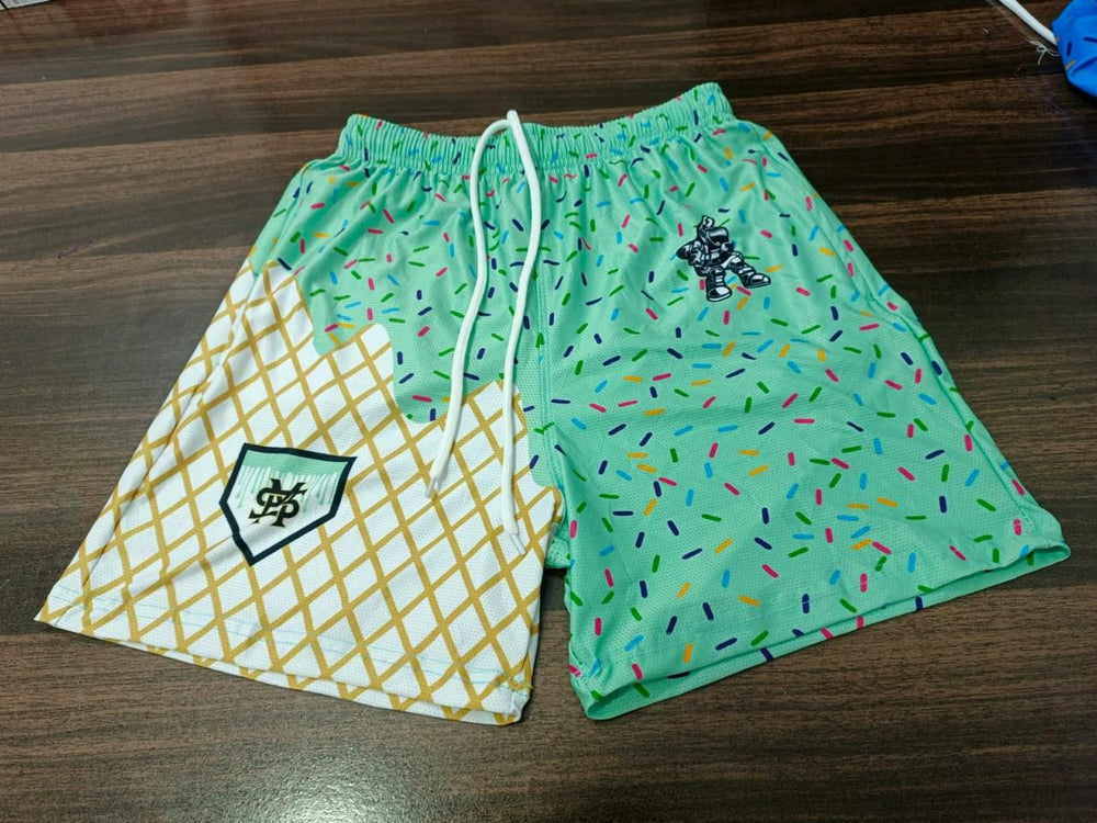 Ice cream Shorts Green